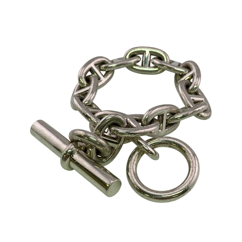 HERMES Silver Charm Bracelet